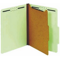 Classification Folders - 25pt Light Green Pressboard